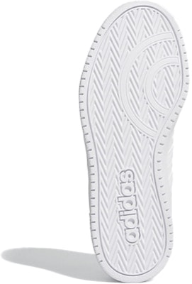 (Youth) adidas Hoops 2.0 J 'Triple White' F35891 Details for (Youth) adidas Hoops 2.0 J 'Triple White' F35891