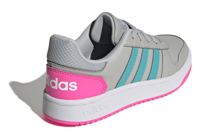 (Youth) adidas Hoops 2.0 K 'Grey' 圖 4