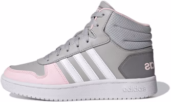 兒童 adidas neo Hoops 2.0 Mid K 中筒 板鞋 灰粉色 Buy 兒童 adidas neo Hoops 2.0 Mid K 中筒 板鞋 灰粉色