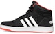 (JR) adidas Hoops 2.0 Mid J 'Hitam Merah Terang' B75743
