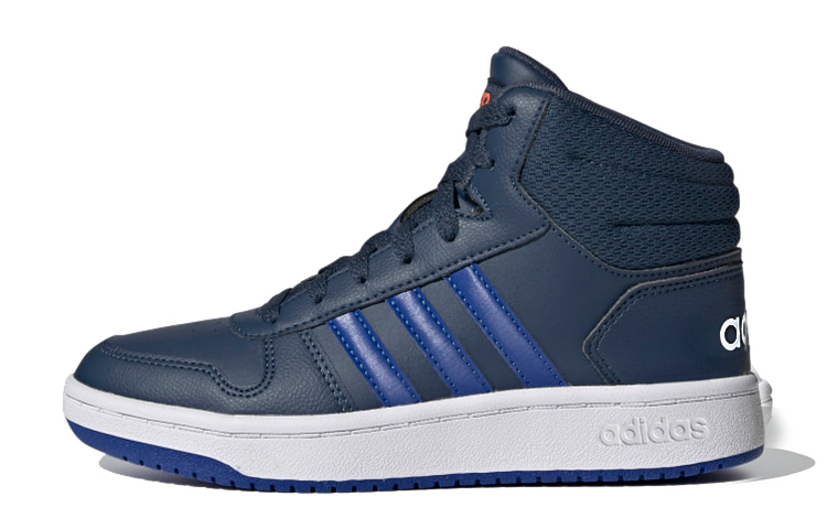 (Youth) adidas Hoops 2.0 Mid J 'Crew Navy' FY7011