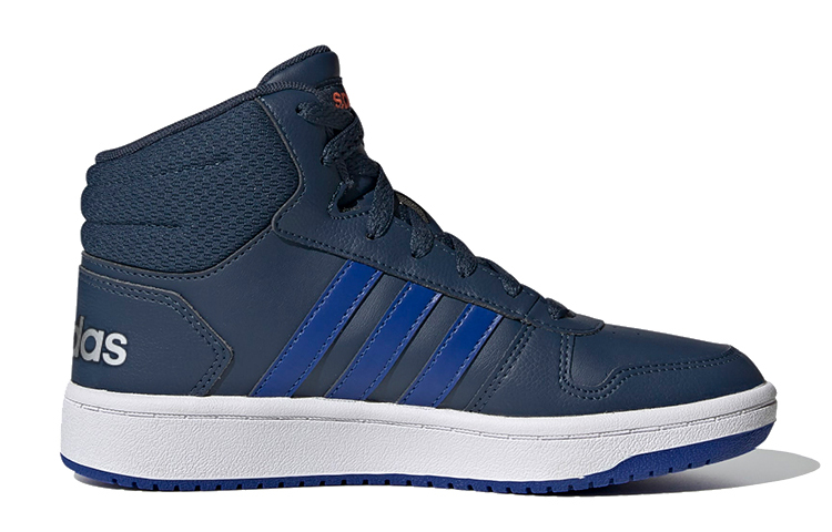 Order (JR) adidas Hoops 2.0 Mid J 'Crew Navy' Sepatu Basket Pria FY7011