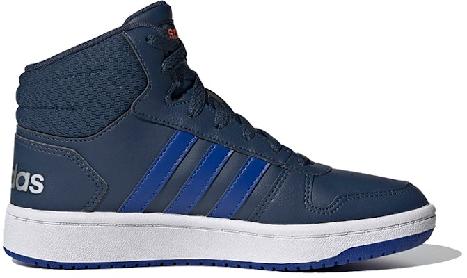 (Youth) adidas Hoops 2.0 Mid J 'Crew Navy' FY7011 Order (Youth) adidas Hoops 2.0 Mid J 'Crew Navy' FY7011