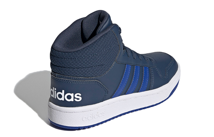 Shop (JR) adidas Hoops 2.0 Mid J 'Crew Navy' Sepatu Basket Pria FY7011