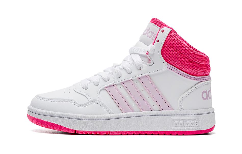 (Youth) adidas Hoops 3.0 Mid 'White Orchid Fusion' IF2722