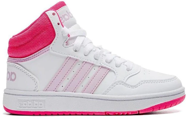(JR) adidas Hoops 3.0 Mid ''Blanc Orchidée Fusion'' IF2722 Order (JR) adidas Hoops 3.0 Mid ''Blanc Orchidée Fusion'' IF2722
