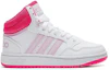 Order (JR) adidas Hoops 3.0 Mid ''Blanc Orchidée Fusion'' IF2722