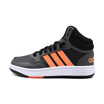 (Youth) adidas Hoops 3.0 Mid Shoes 'Black Grey Orange'