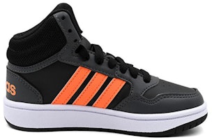 (JR) adidas Hoops 3.0 Mid Kasut 'Hitam Kelabu Jingga' HQ4492 Order (JR) adidas Hoops 3.0 Mid Kasut 'Hitam Kelabu Jingga' HQ4492