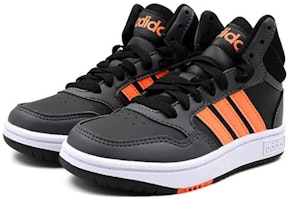 (JR) adidas Hoops 3.0 Mid Kasut 'Hitam Kelabu Jingga' HQ4492 Shop (JR) adidas Hoops 3.0 Mid Kasut 'Hitam Kelabu Jingga' HQ4492