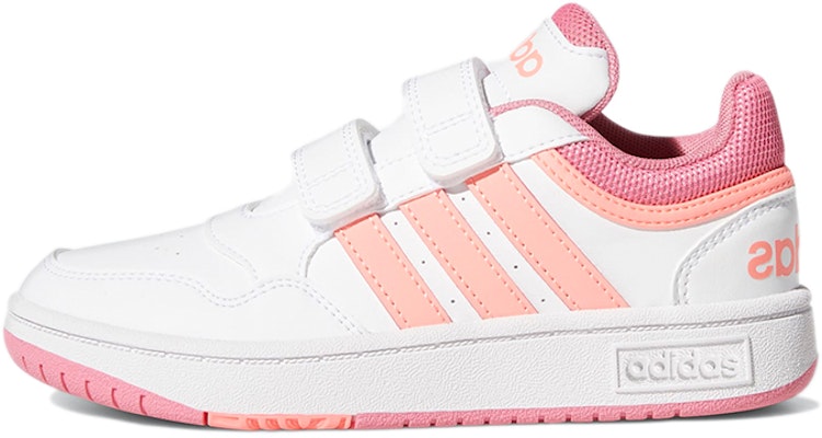 (Youth) adidas Hoops Lifestyle Basketball Hook-and-Loop Shoes 'White Rose Tone' GW0434 Buy (Youth) adidas Hoops Lifestyle Basketball Hook-and-Loop Shoes 'White Rose Tone' GW0434
