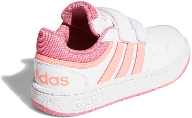 (JR) adidas Hoops Kasut Gaya Hidup Bola Keranjang Tampal 'Putih Nada Ros' GW0434 Shop (JR) adidas Hoops Kasut Gaya Hidup Bola Keranjang Tampal 'Putih Nada Ros' GW0434