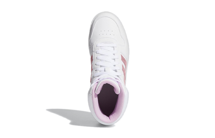 Shop (JR) adidas Hoops Mid 2.0 J ''Weiß Clear Lilac'' FY8910