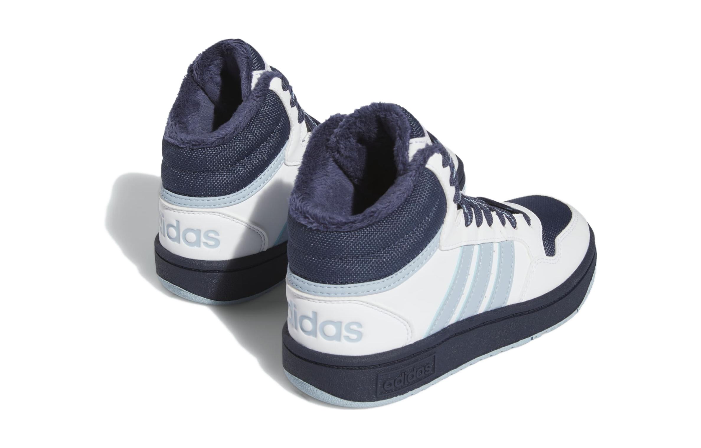 Shop (JR) アディダス Hoops Mid 3.0 白紺青 IF7737