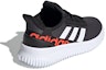Shop 大童 adidas neo Kaptir 2.0 J 低幫 兒童跑步鞋 灰黑白