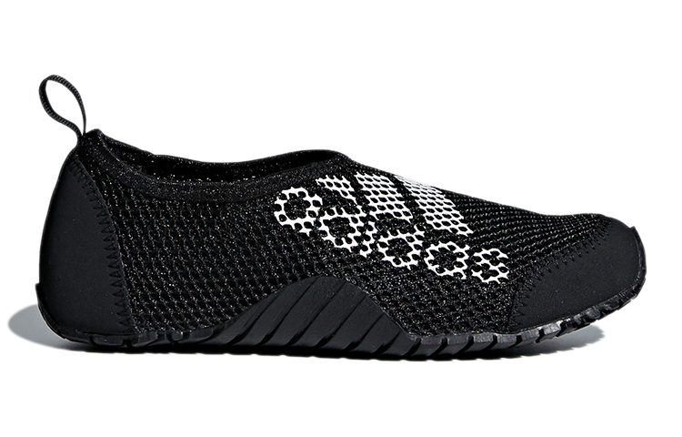 (Youth) adidas Kurobe Shoes 'Core Black White' 圖 2