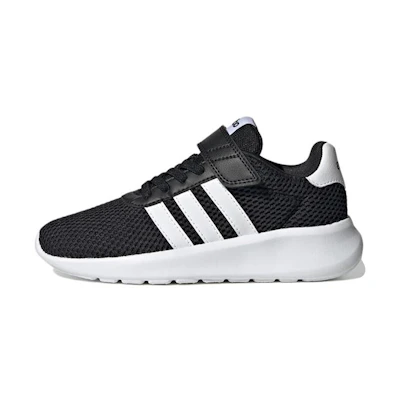 (Youth) adidas Lite Racer 3.0 Hook & Loop K 'Black White'