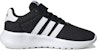 (Youth) adidas Lite Racer 3.0 Hook & Loop K 'Black White' HQ3763