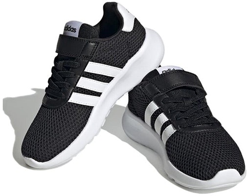 (Youth) adidas Lite Racer 3.0 Hook & Loop K 'Black White' HQ3763 Lookbook (Youth) adidas Lite Racer 3.0 Hook & Loop K 'Black White' HQ3763