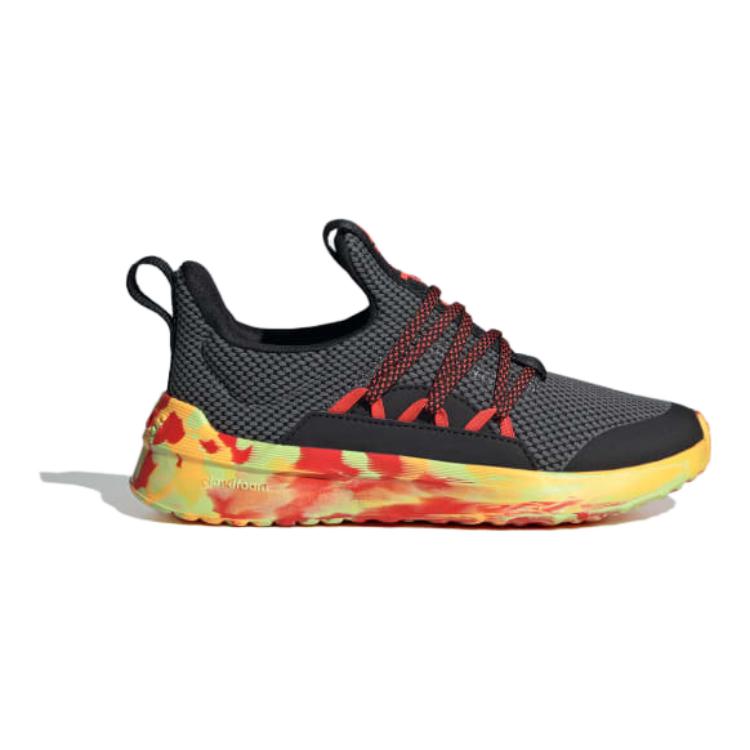Order (JR) 阿迪达斯 Lite Racer Adapt 5.0 青少年款 灰亮红迷彩 IE3604