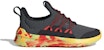 (JR) adidas Lite Racer Adapt 5.0 J 'Kelabu Merah Terang Camo' IE3604