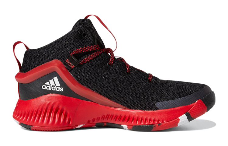 Order (JR) adidas Lockdown J Anti-Slip Tahan Lama Hitam Merah GZ3083