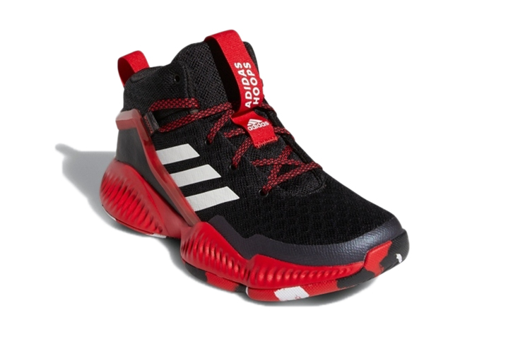 Lookbook (JR) adidas Lockdown J Anti-Slip Tahan Lama Hitam Merah GZ3083