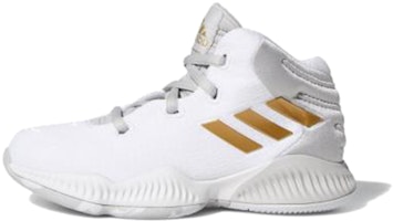 (Youth) adidas Mad Bounce 2018 'White Gold' BB7543 (Youth) adidas Mad Bounce 2018 'White Gold' BB7543