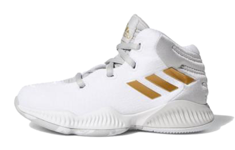 (Youth) adidas Mad Bounce 2018 'White Gold' BB7543