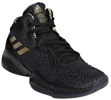 大童 adidas Mad Bounce 2018 J 耐磨防滑 高筒復古籃球鞋 黑金 Lookbook 大童 adidas Mad Bounce 2018 J 耐磨防滑 高筒復古籃球鞋 黑金