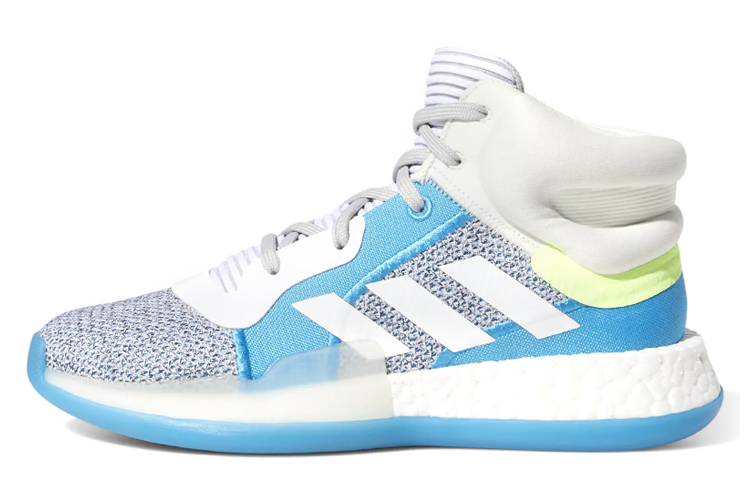 (Youth) adidas Marquee Boost J &#x27;Grey Shock Cyan&#x27; G27867