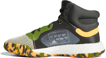 (Youth) adidas Marquee Boost J Shoes 'Green White Orange' F97279 (Youth) adidas Marquee Boost J Shoes 'Green White Orange' F97279