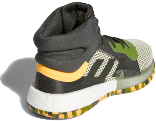 (Youth) adidas Marquee Boost J Shoes 'Green White Orange' F97279 Shop (Youth) adidas Marquee Boost J Shoes 'Green White Orange' F97279