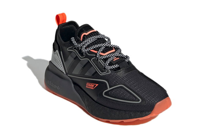 (Youth) adidas Marvel Originals ZX 2K Boost 'Black Orange' 圖 3