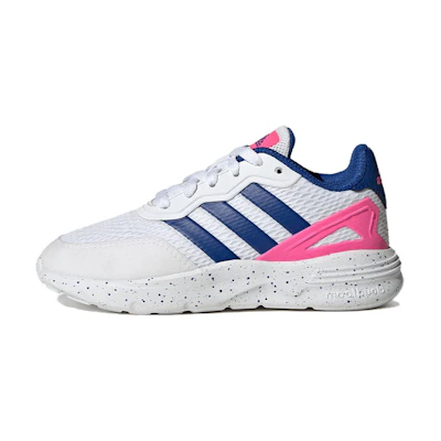 (Youth) adidas Nebzed Lace 'White Royal Blue Pink'
