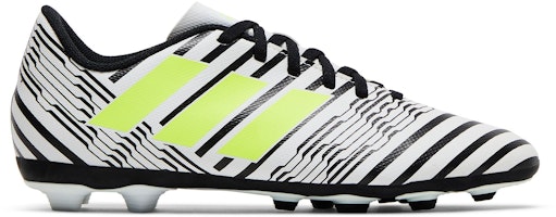 (JR) adidas Nemeziz 17.4 FxG J 'Blanco Negro Solar' S82459 Buy (JR) adidas Nemeziz 17.4 FxG J 'Blanco Negro Solar' S82459