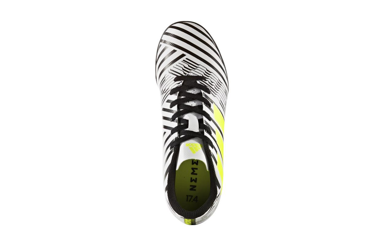 (Youth) adidas Nemeziz 17.4 TF 'White Black Yellow' 圖 5