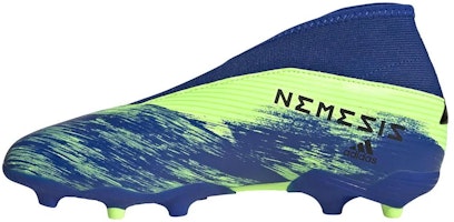 (Youth) adidas Nemeziz 19.3 Laceless FG 'Team Royal Blue Green' FV2912 (Youth) adidas Nemeziz 19.3 Laceless FG 'Team Royal Blue Green' FV2912
