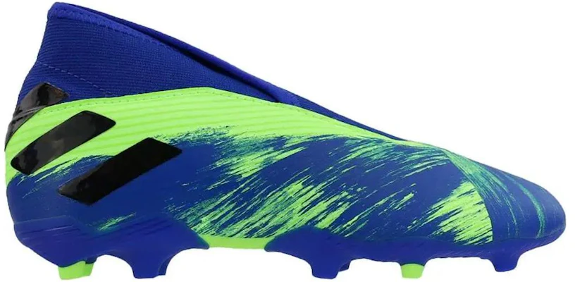 (JR) adidas Nemeziz 19.3 Sans Lacets FG ''Bleu Royal Vert'' FV2912 Order (JR) adidas Nemeziz 19.3 Sans Lacets FG ''Bleu Royal Vert'' FV2912