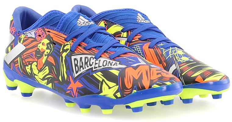 (JR) 아디다스 네메시스 메시 19.3 MG J 블루/블랙/레드 FY3594 Shop (JR) 아디다스 네메시스 메시 19.3 MG J 블루/블랙/레드 FY3594