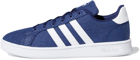 (Youth) adidas neo Grand Court K Blue EG1518 (Youth) adidas neo Grand Court K Blue EG1518