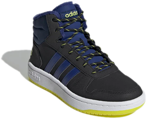 (JR) アディダス ネオ Hoops 2.0 黒青ネオン黄 GZ7797 Lookbook (JR) アディダス ネオ Hoops 2.0 黒青ネオン黄 GZ7797
