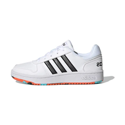 (Youth) adidas neo Hoops 2.0 K 'White Black'