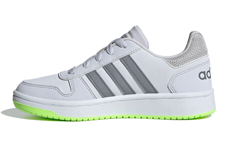 (Youth) adidas neo Hoops 2.0 K Grey/Green