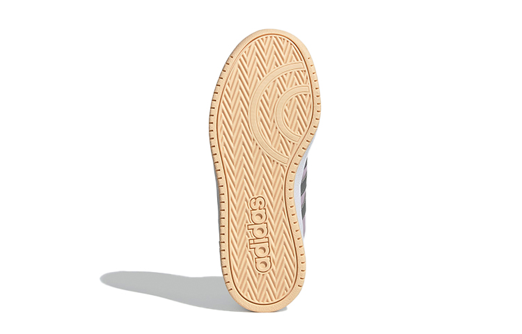 (Youth) adidas neo Hoops 2.0 Mid K Shoes Purple/Silver 圖 6