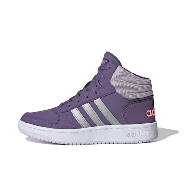 (Youth) adidas neo Hoops 2.0 Mid Purple