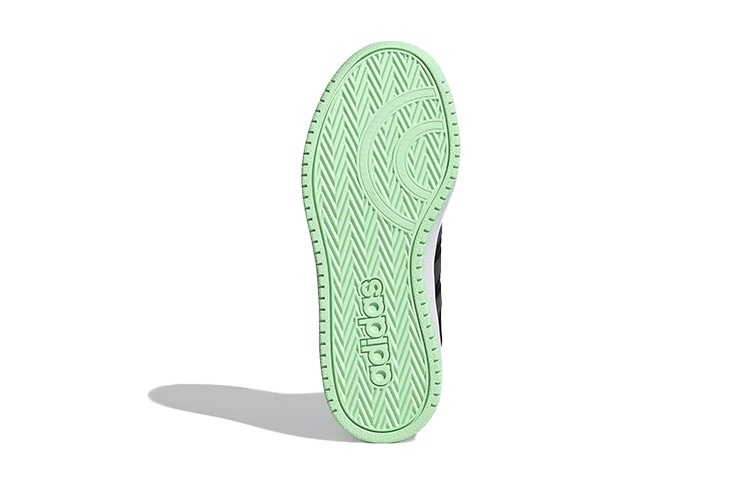 (Youth) adidas neo Hoops 2.0 Mid Shoes 'Black Grey' 圖 6