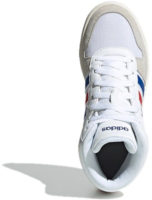 (JR) 阿迪达斯NEO Hoops Mid 2.0 '白蓝红' FW9121 Purchase (JR) 阿迪达斯NEO Hoops Mid 2.0 '白蓝红' FW9121