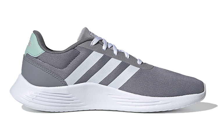 (Youth) adidas neo Lite Racer Grey/White/Green 圖 2