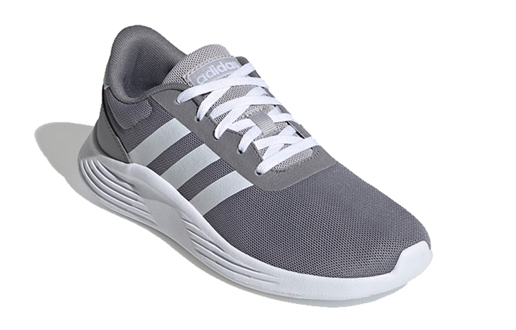 (Youth) adidas neo Lite Racer Grey/White/Green 圖 3
